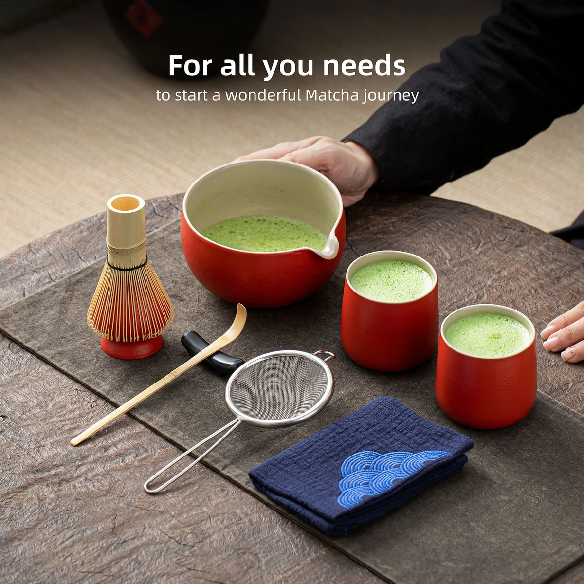 Matcha Set-Sharing Set Christmas Red