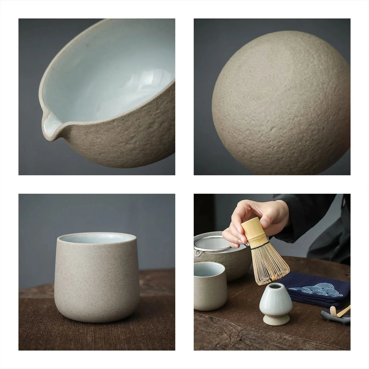 Matcha Set-Sharing Set Dusty Grey