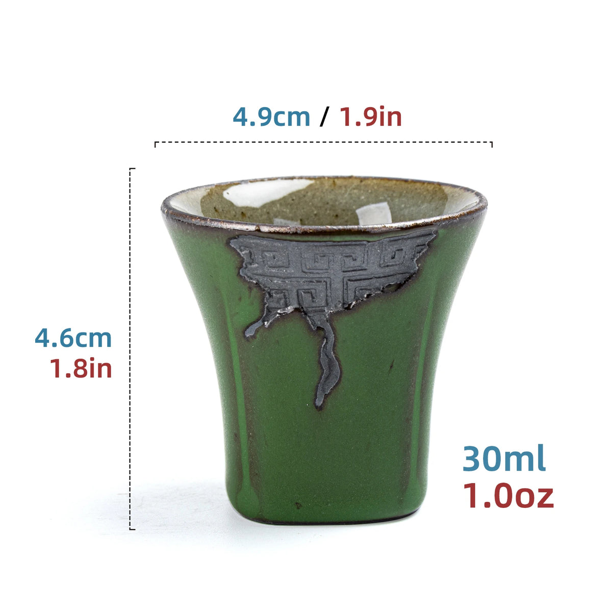 Taza de té ZEN Verde 30 ml