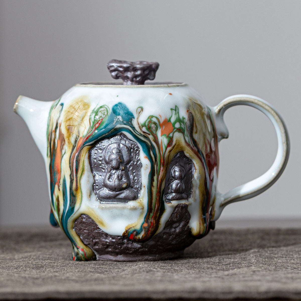 Dunhuang ZEN Tea Pot Shino Ware 200ml