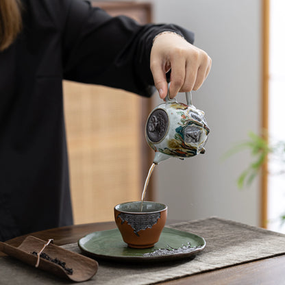 Dunhuang ZEN Tea Pot Shino Ware 200ml