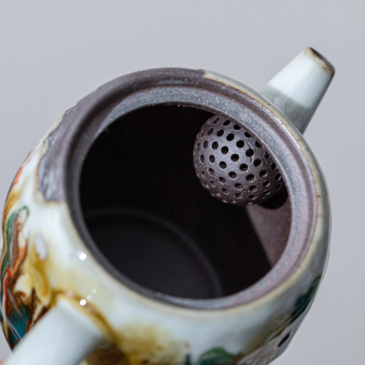 Auspicious Cloud ZEN Teapot Shino Ware 190ml
