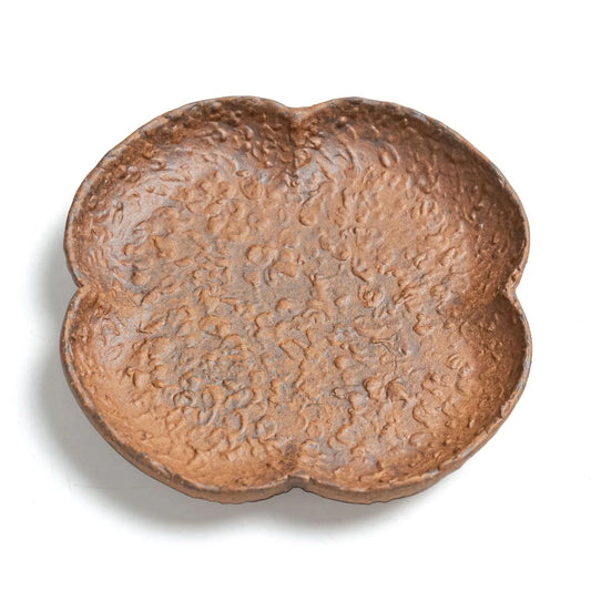 Raw Clay Petal Cup Mat