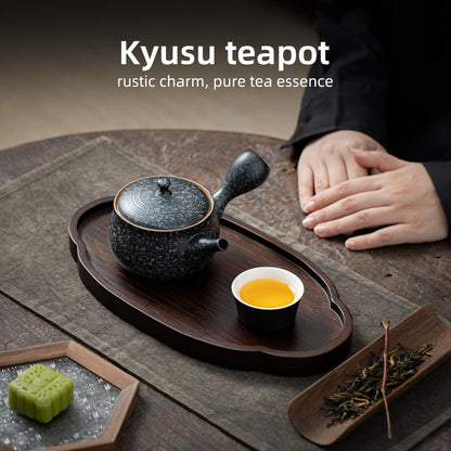 Keramik-Teekanne mit Teesieb, Obsidian, 250 ml 