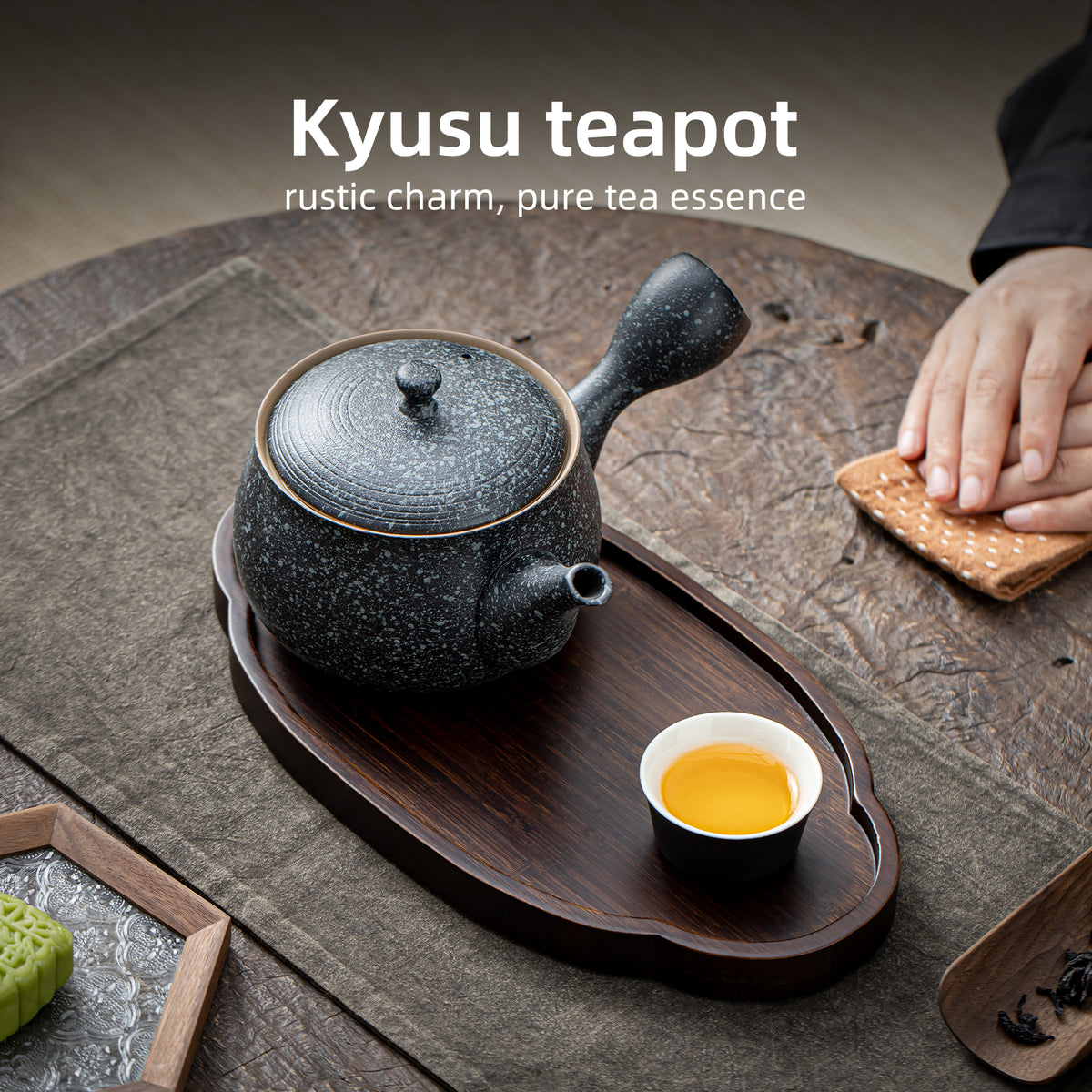 Ceramic Teapot with infuser Obsidian 625ml