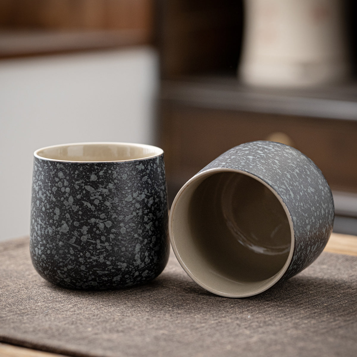 Matcha Set-Sharing Travel Set Obsidian with Leather Bag