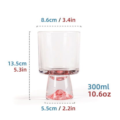 Mountain Glass Cup Pink