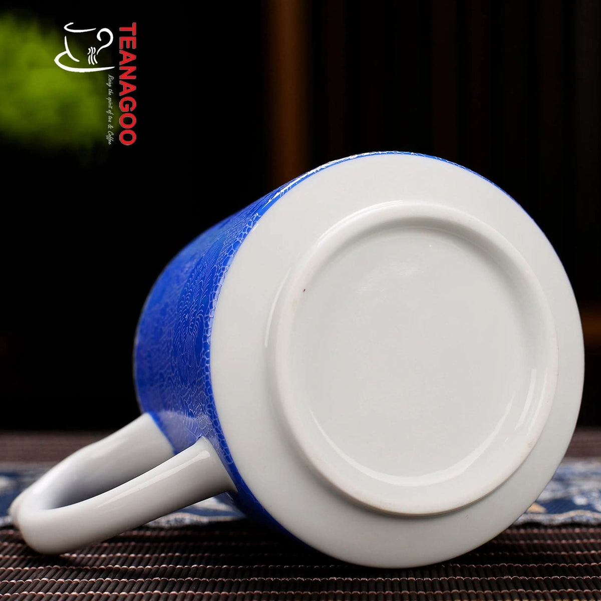Chinese Tea Mug with Infuser & Various Decoration - M02