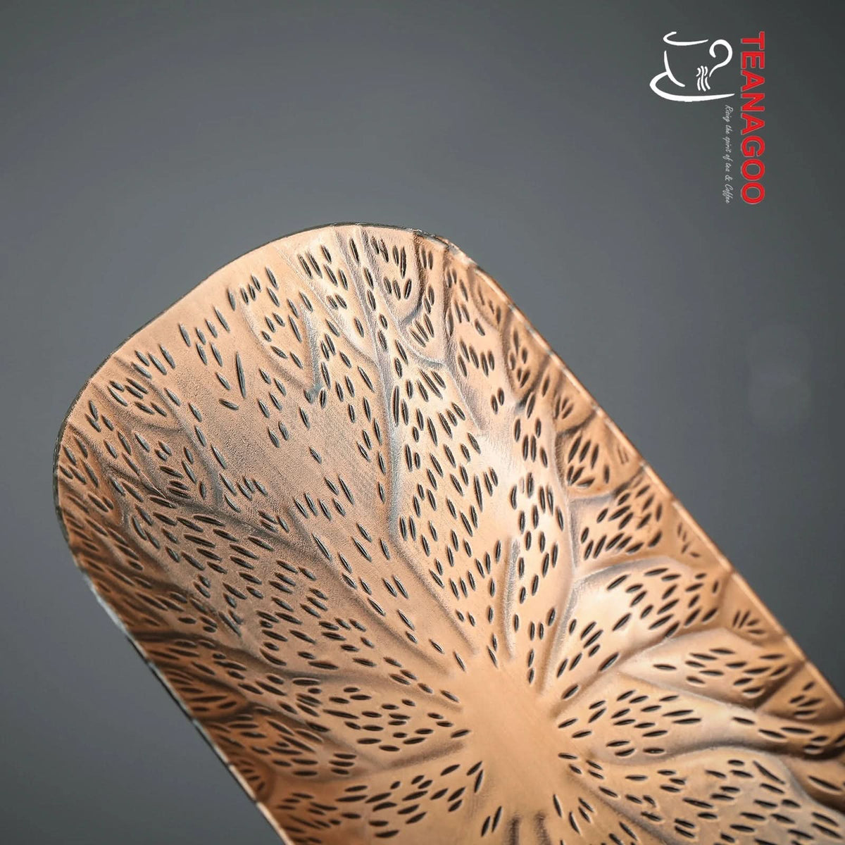 Alloy Copper Autumn Leaf Tea Holder Cha He Handmade Tea Accessories