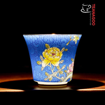 Ceramic Chinese teacups,1.8oz/50ml,Various Color