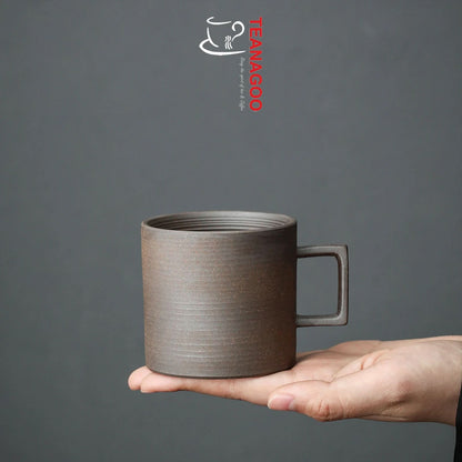 Pottery Clay Tea Cup Handcrafted Ceramic Coffee Mug 150ml